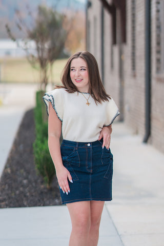 Cookies & Cream Knit Top - barndoorboutiquetn