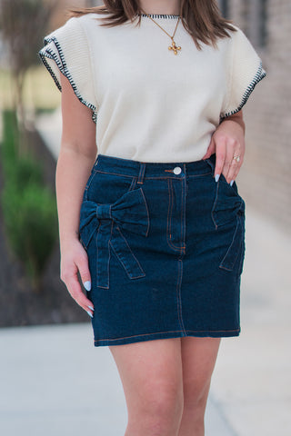 Darling Denim Skirt - barndoorboutiquetn