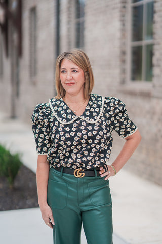 Delicate Daisy Blouse - barndoorboutiquetn