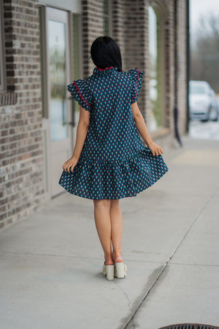 Garden Fiesta Mini Dress - barndoorboutiquetn