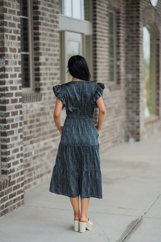 Morning Glory Midi Dress - barndoorboutiquetn