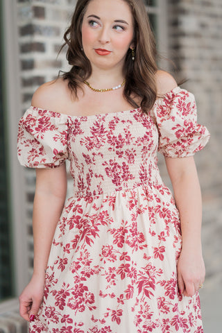 Begonia Midi Dress - barndoorboutiquetn