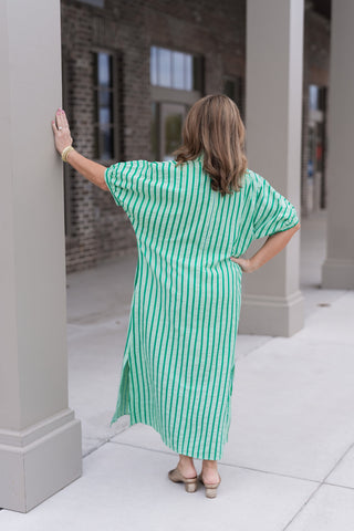 Garden District Stripe Dress - barndoorboutiquetn