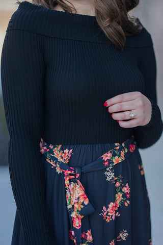 Secret Garden Midi Dress - barndoorboutiquetn