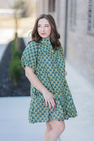 Luscious Gardens Mini Dress - barndoorboutiquetn