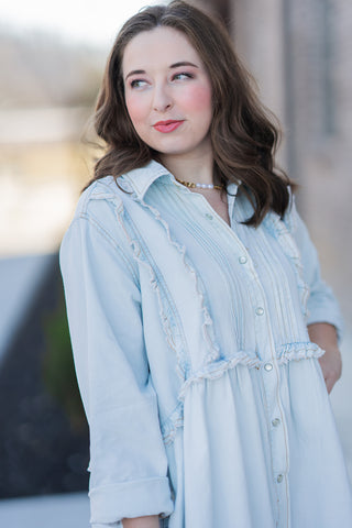 Blueberry Boba Mini Dress - barndoorboutiquetn