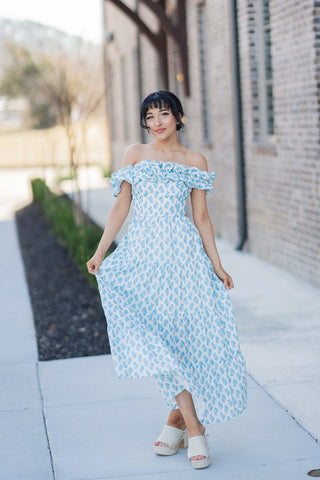 Promenade Maxi Dress - barndoorboutiquetn