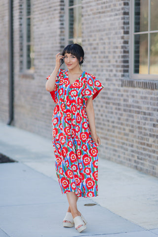 Macaw Midi Dress - barndoorboutiquetn