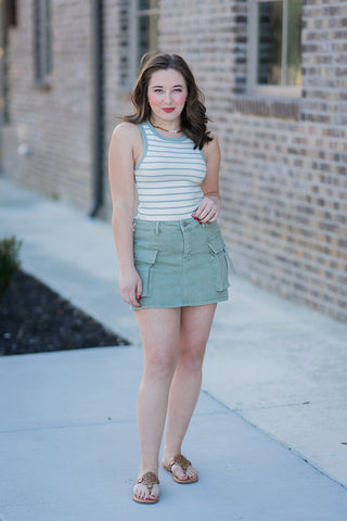 Risen Roan Utility Skort - barndoorboutiquetn