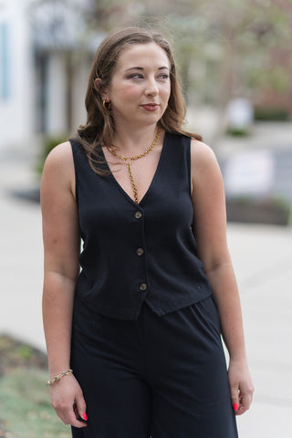 Z Supply Noelle True Black Top - barndoorboutiquetn