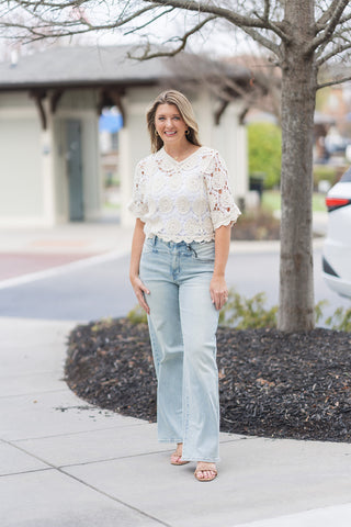 Angelic Aura Top - barndoorboutiquetn