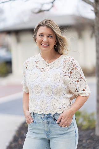 Angelic Aura Top - barndoorboutiquetn