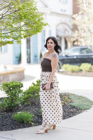 Darling Dot Midi Dress - barndoorboutiquetn