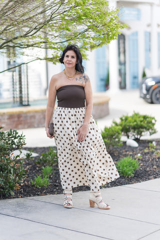 Darling Dot Midi Dress - barndoorboutiquetn