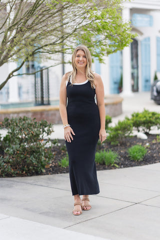 Center Court Maxi Dress - barndoorboutiquetn