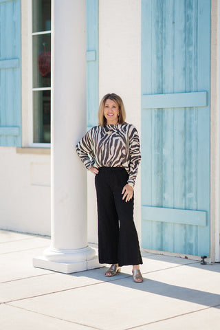 Rocky Terrain Wide Leg Pants