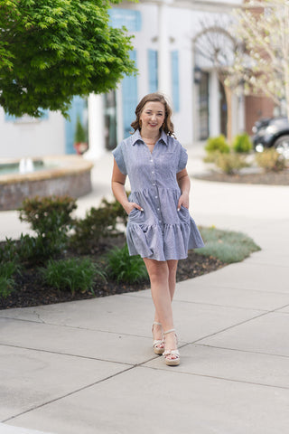 Harvest Moon Gingham Dress - barndoorboutiquetn