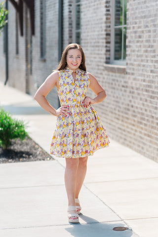 Daffodil Mini Dress - barndoorboutiquetn