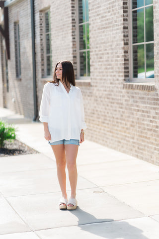Classic Cotton Button-Down - barndoorboutiquetn