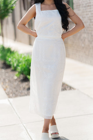 Seraphim Eyelet Skirt - barndoorboutiquetn