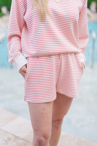 Peach Bellini Lounge Shorts - barndoorboutiquetn
