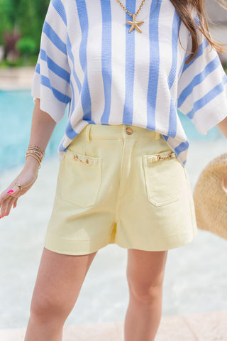 Limoncello Luxe Shorts - barndoorboutiquetn