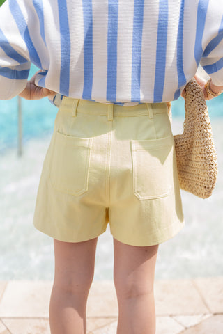 Limoncello Luxe Shorts - barndoorboutiquetn