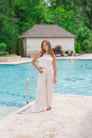 Sandcastle Sands Tiered Pants - barndoorboutiquetn