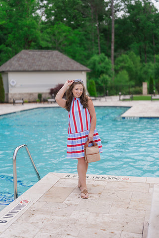 Hampton’s Halter Dress - barndoorboutiquetn