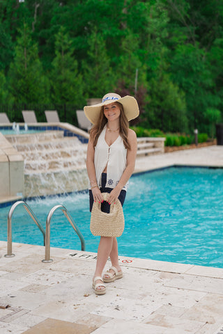 Harbor View Halter Top - barndoorboutiquetn