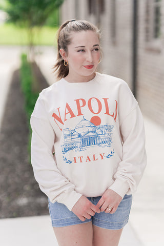 Napoli Grapic Sweatshirt - barndoorboutiquetn