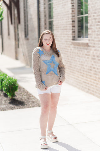 Starbright Knit Top - barndoorboutiquetn