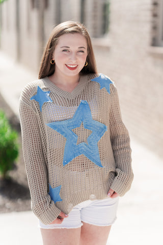 Starbright Knit Top - barndoorboutiquetn