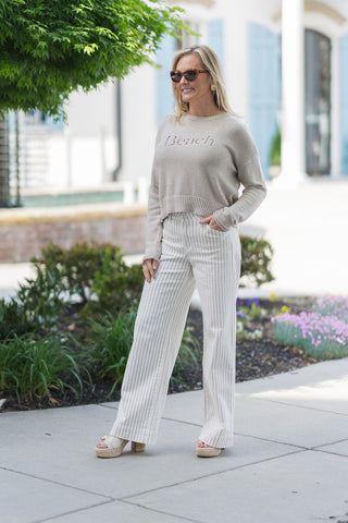 Z Supply Beach Embroidered Sweater - barndoorboutiquetn