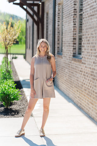 Coffee Cake Romper - barndoorboutiquetn