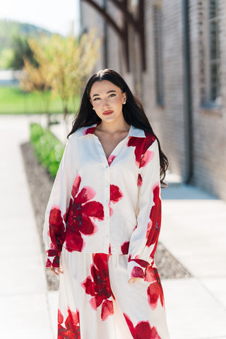 Hanami Button Down Blouse - barndoorboutiquetn