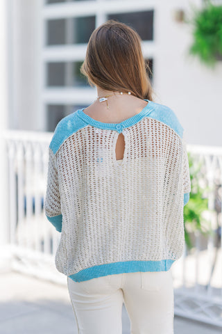 Malibu Marina Knit Top - barndoorboutiquetn
