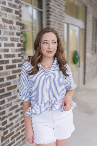 Meridian Stripe Top - barndoorboutiquetn