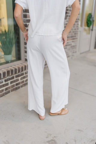 Abstract Lace Palazzo Pants - barndoorboutiquetn