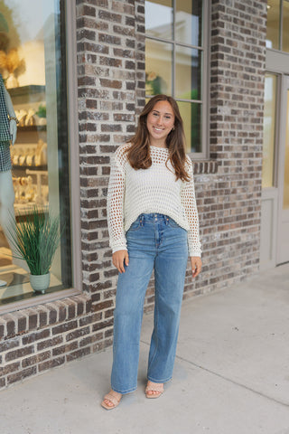 Nantucket Net Pullover - barndoorboutiquetn