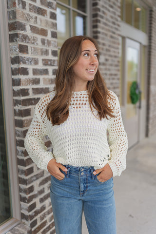 Nantucket Net Pullover - barndoorboutiquetn