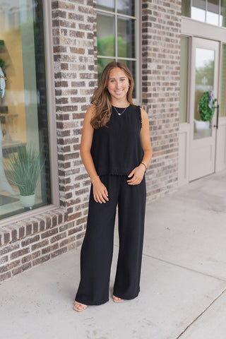 Midnight Tides Frayed Pants - barndoorboutiquetn