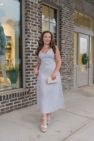 Juniper Stripe Maxi Dress - barndoorboutiquetn