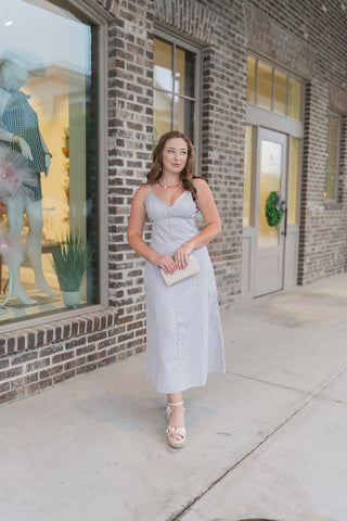 Juniper Stripe Maxi Dress - barndoorboutiquetn