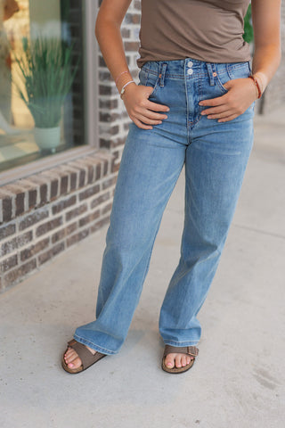 Dear John Holly Seafoam Breeze Jeans - barndoorboutiquetn