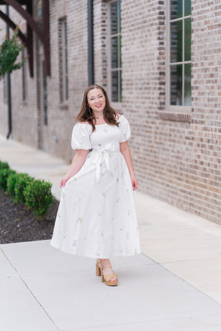 Daisy Daydream Midi Dress - barndoorboutiquetn