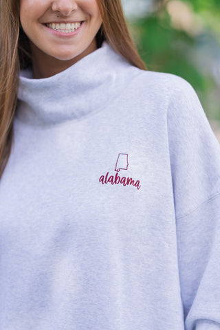 Roll Tide Tailgate Mock-Neck - barndoorboutiquetn