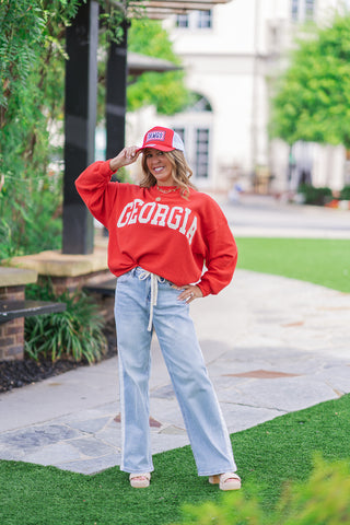Georgia Cloudy Pullover - barndoorboutiquetn