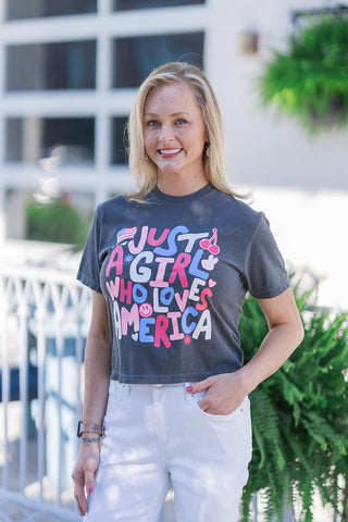 Groovy Girl Americana Graphic Tee - barndoorboutiquetn