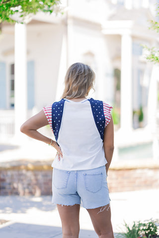 Star-Spangled Blooms Tee - barndoorboutiquetn